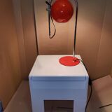 Tabouret coffre blanc Olaf Von Bohr pour Gedy