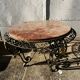 Wrought iron coffee table