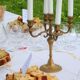 Chandelier brass