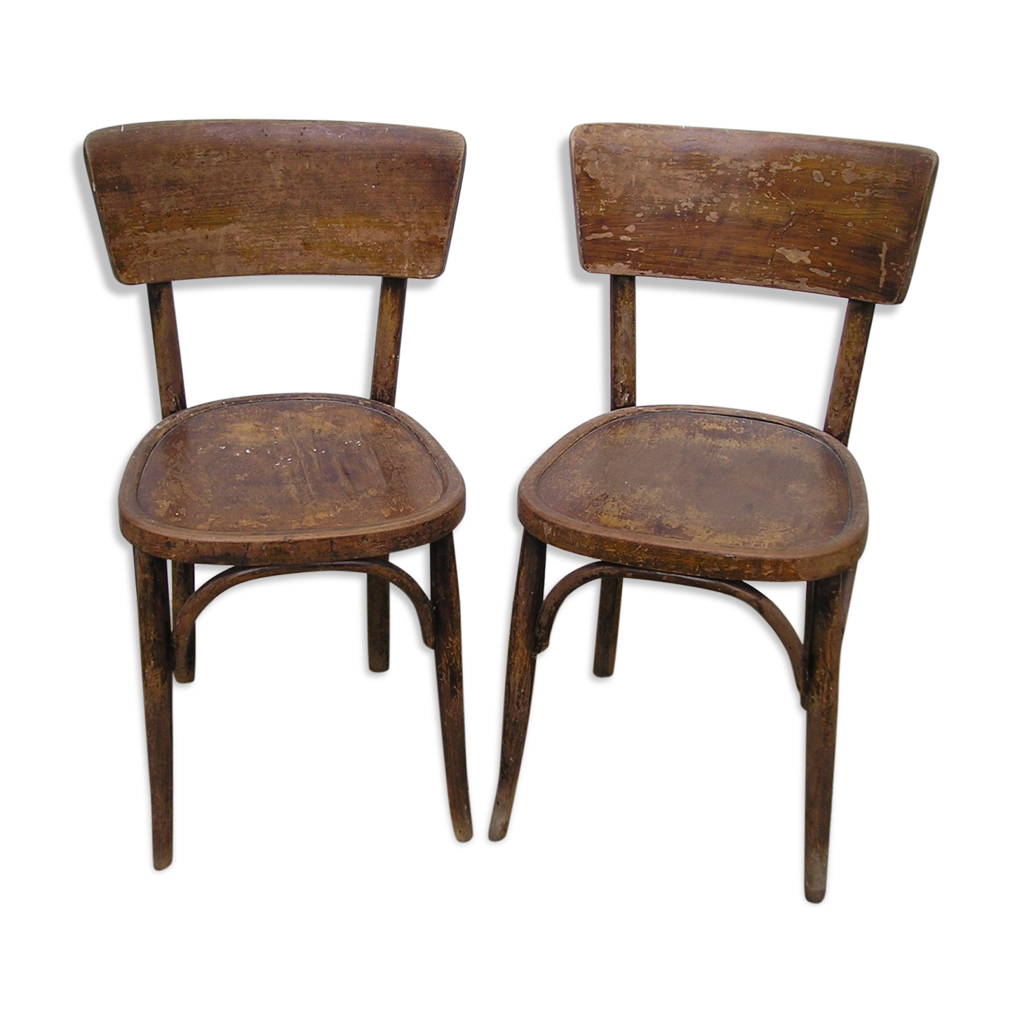 Pair of Mahieu bistro chairs