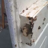 Moulded door with xix eme frame