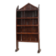 17th‑Century French Art Populaire Chestnut Cabinet with Gabled Top