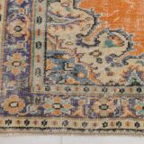 7x10 Vintage Geometric Style Traditional Orientel Carpet, 200x298 Cm