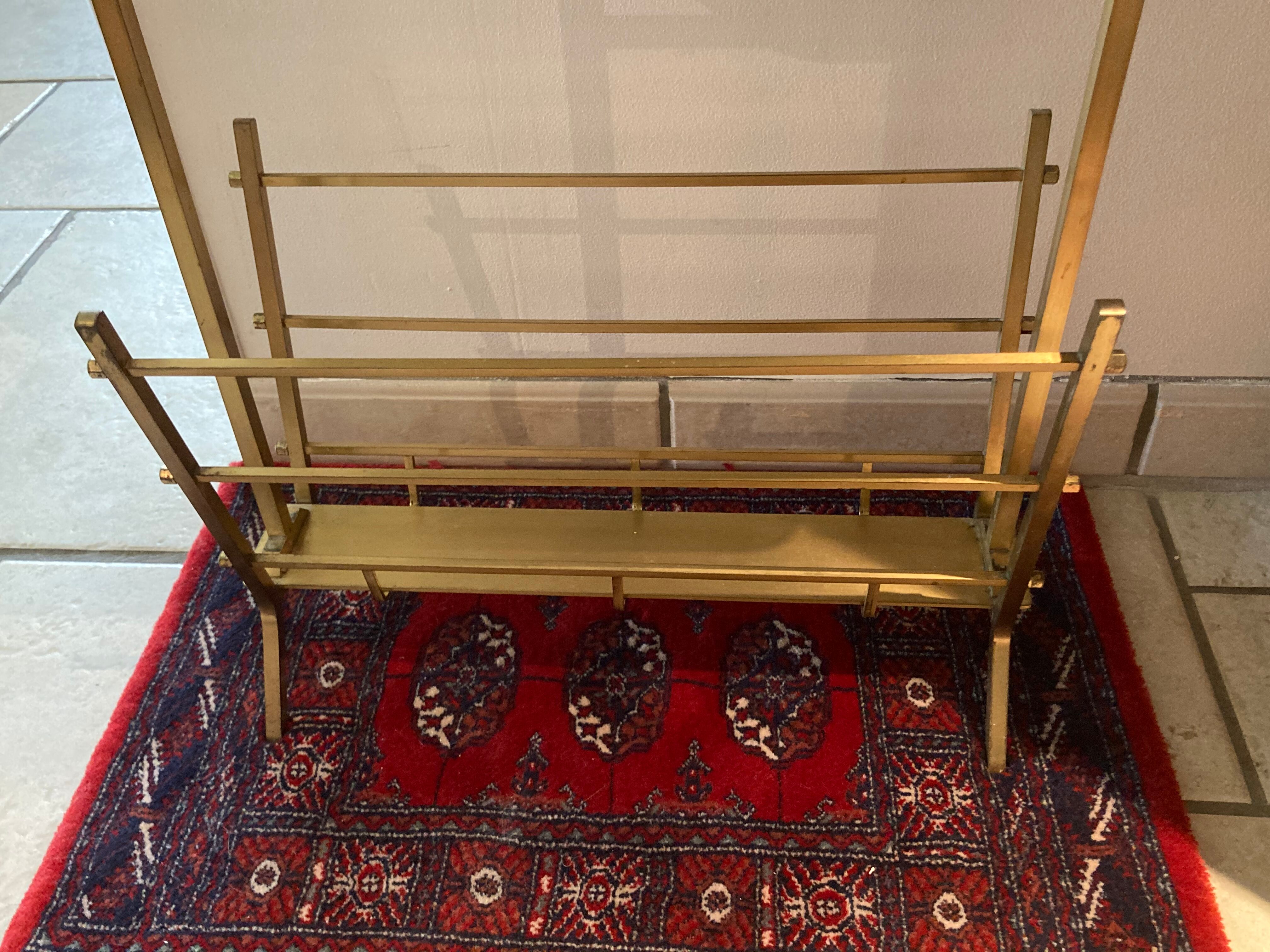 Brass art deco magazines