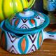 Ceramic fondue pot