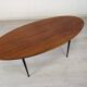 Vintage oval coffee table