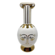 Carafe ou Vase Vincent Darré X Monoprix en céramique blanche et doré