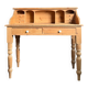 English desk with steps in solid pine (renovated)