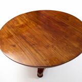 Original English round dining table, antique