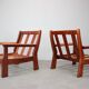 Pair of vintage Scandinavian armchairs, 1960s