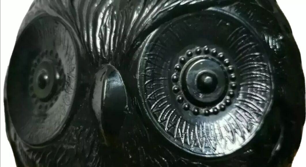Vintage owl vase