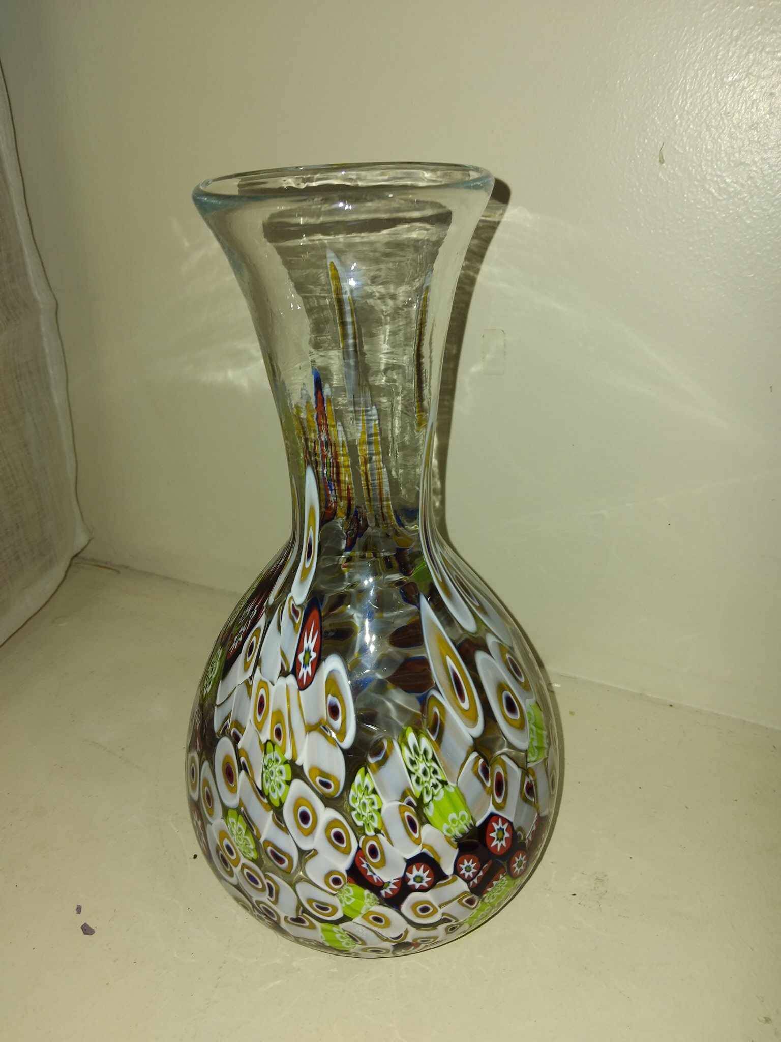 Multi-flower Murano vase, 20th century