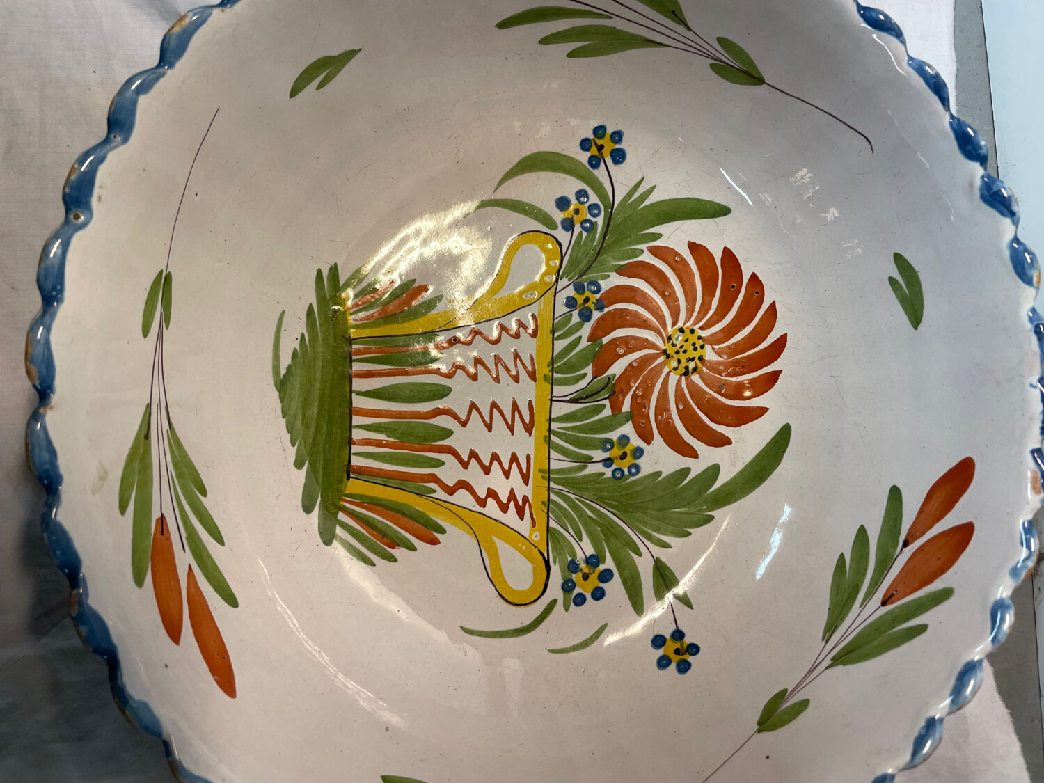 Quimper salad bowl