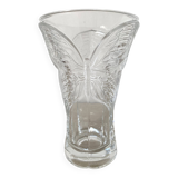 Glass butterfly vase