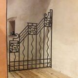 Grilles portail portes anciennes fer forgé XX° Art Déco