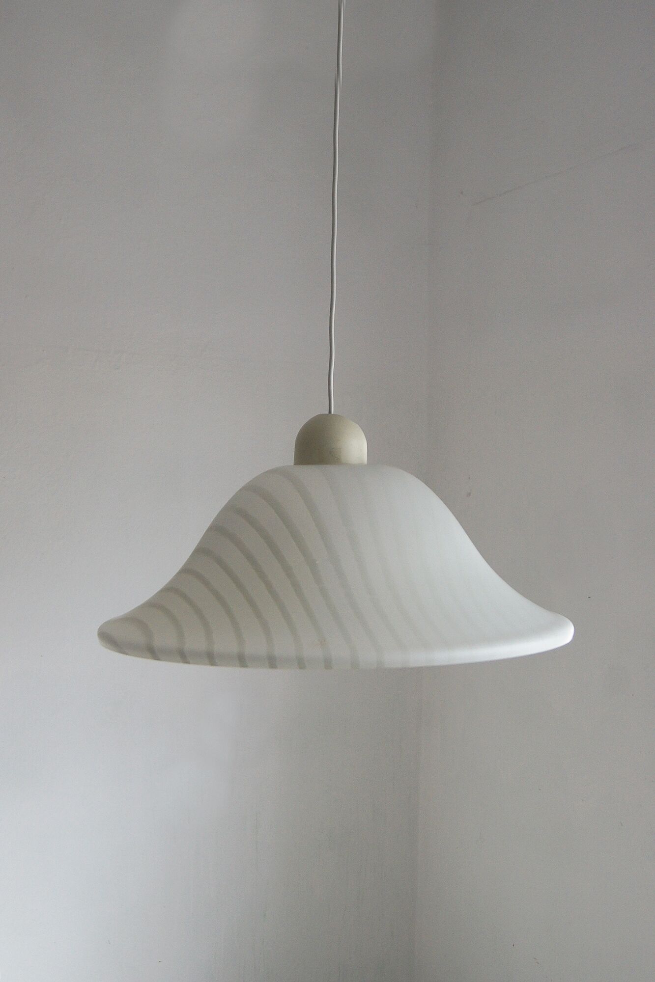 Mid-Century Glass Ceiling Lamp from Peill & Putzler