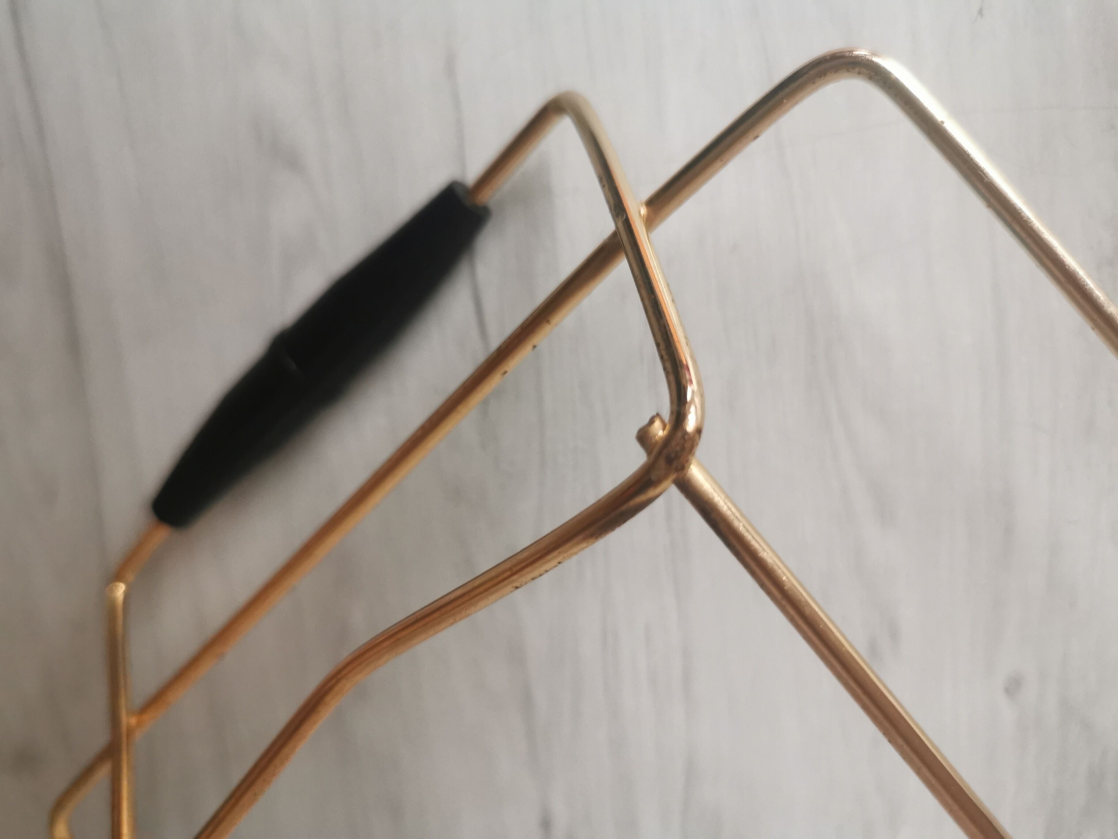 Tray with glass and gold metal compartments