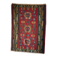 Large Turkish rug with a dominant red colour 231x170.