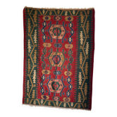 Tapis turc à dominante rouge