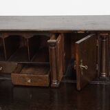 Antique English Oak Secretary / Chest of Drawers