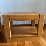 Pair of elm sofa pieces 1970