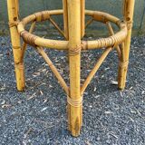 Vintage rattan bar stool