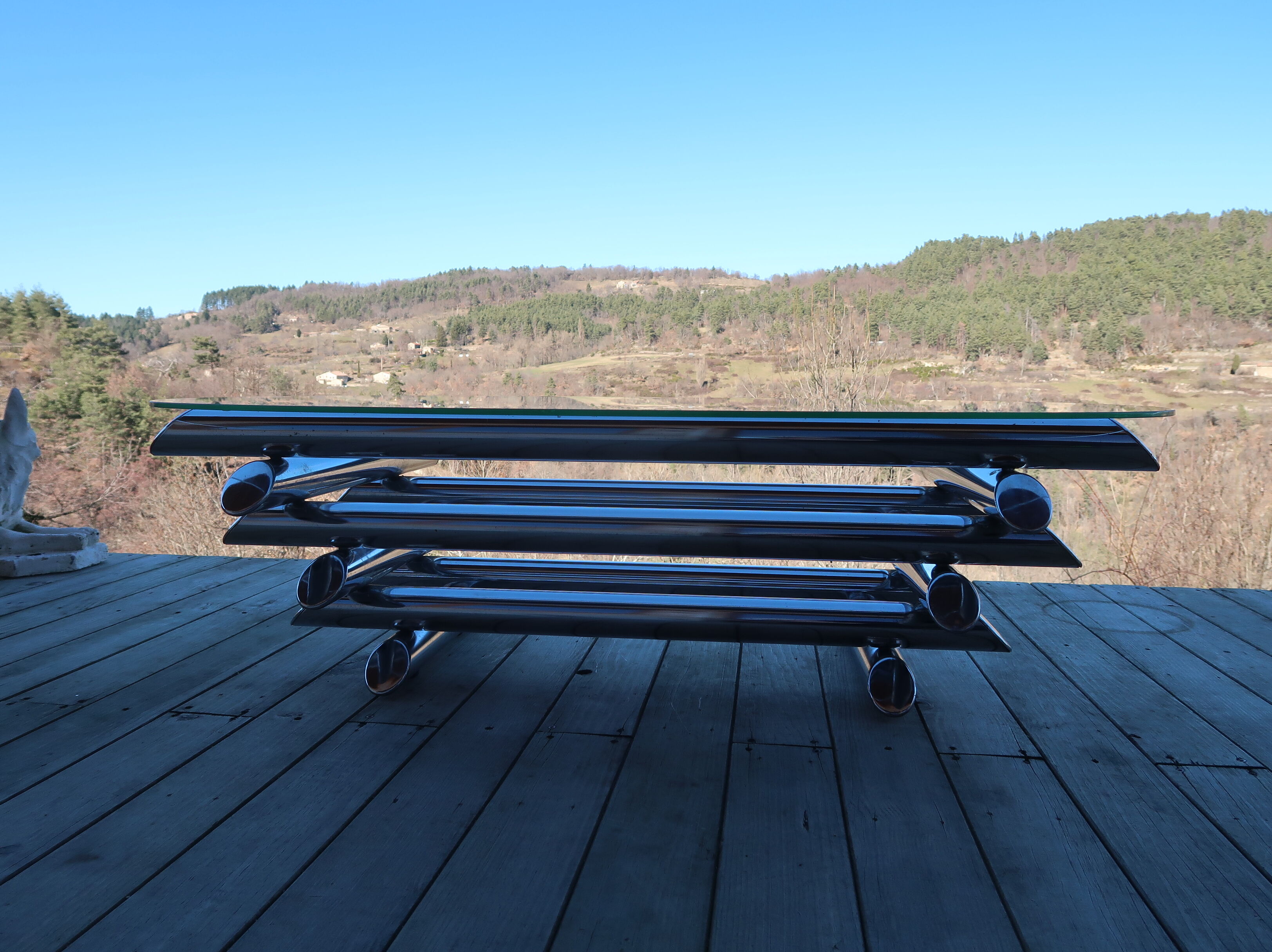 Chrome tubular table 70 ́s