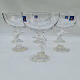 6 Luminarc Dolphy ice cream and dessert cups