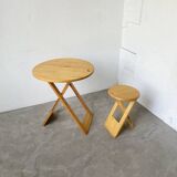 Adrian Reed Table and Stool Dining Set
