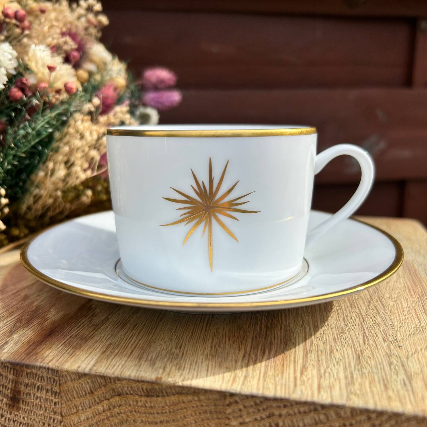 Gala Bernardaud cup and saucer