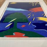 Lithograph 2 "BENT KARL JAKOBSEN".