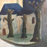 Painting village and procession