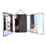 1950s triptych barber's mirror