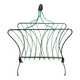 Vintage 50s metal and green wire magazine rack