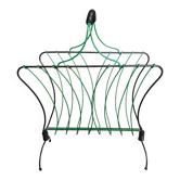 Vintage 50s metal and green wire magazine rack