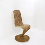 Marzio cecchi banana leaf "s chair" for most, italy 1970s