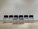 Set Of 8 Chairs By David Rowland (In Black Metal)