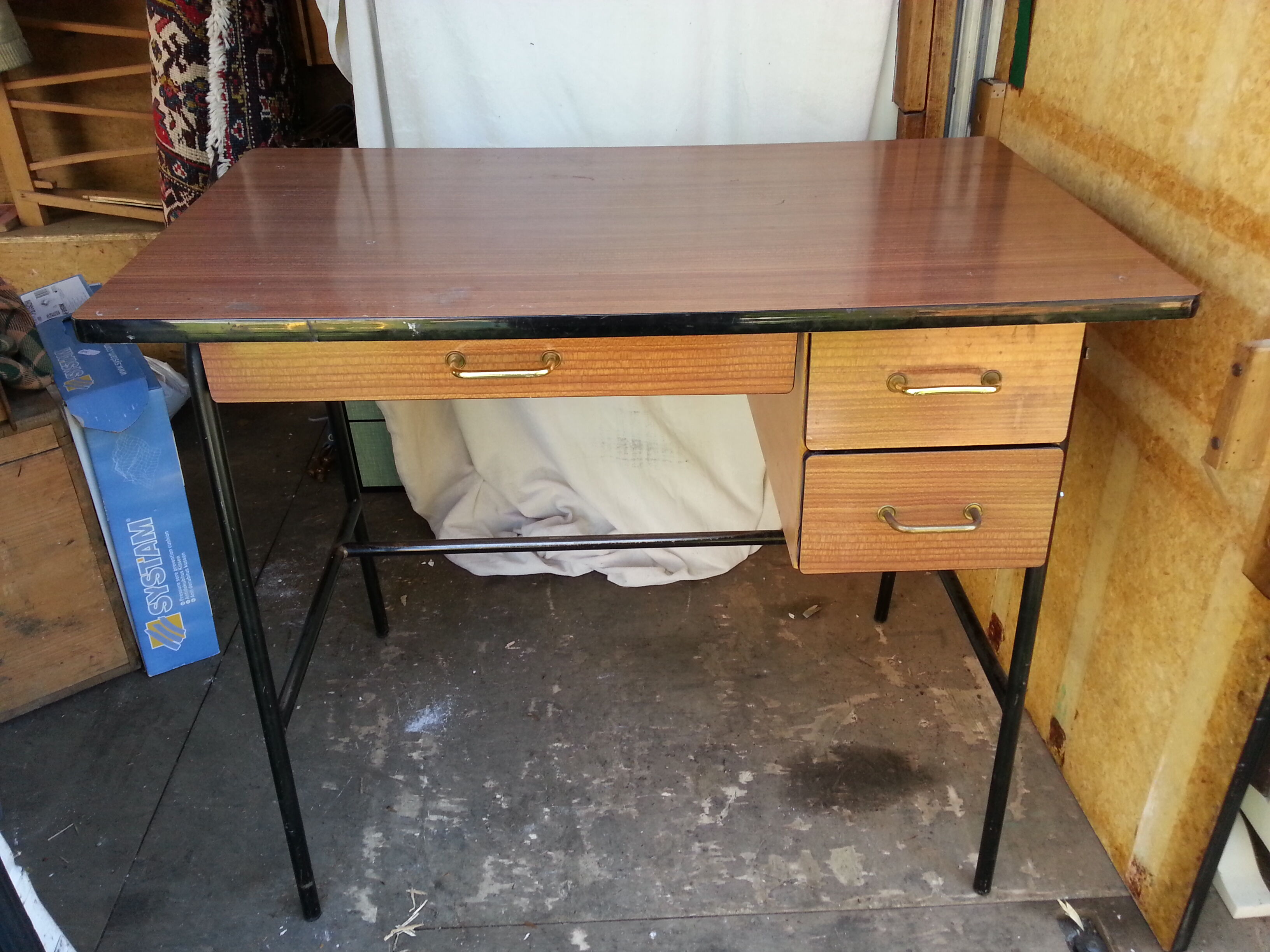 Office child vintage 1960/70 feet metal