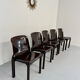 Set of 5 Selene plastic chairs designed by Vico Magistretti Artemide