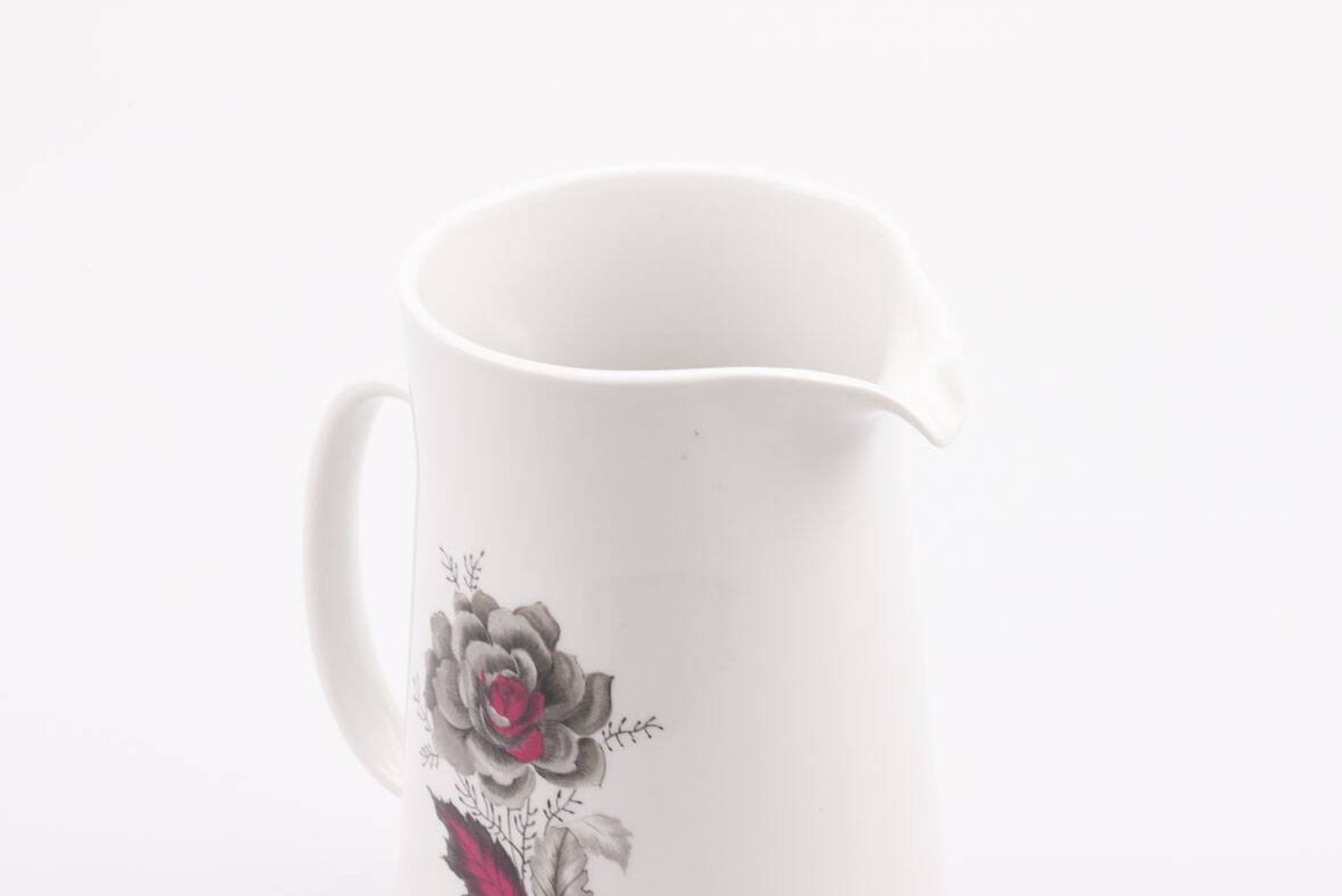 Mosa Maastricht vintage porcelain carafe jug - Black Rose Collection