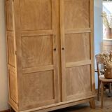 Vintage wardrobe with compass feet