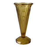 Vase ambré Art déco
