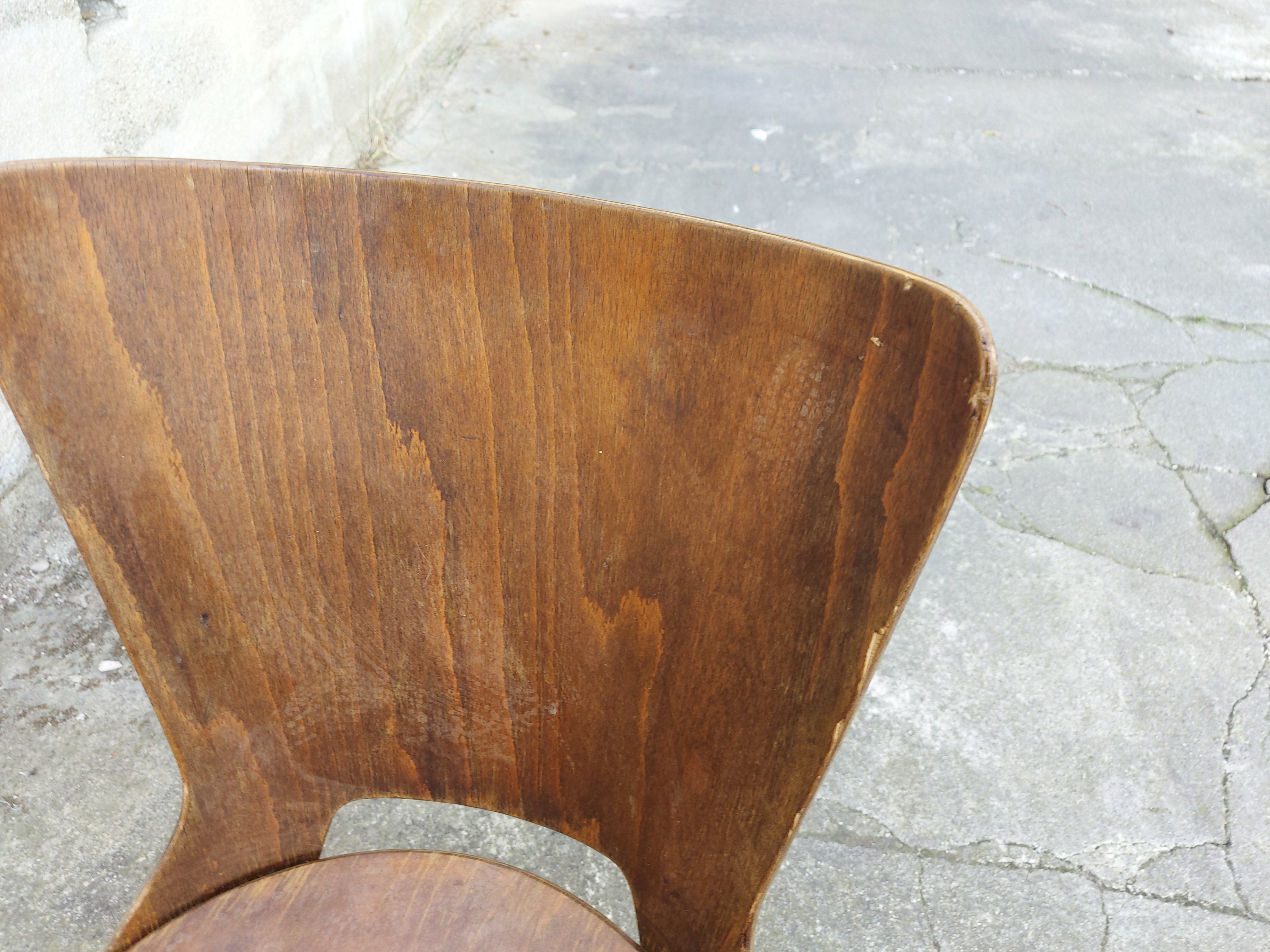 Set of 2 Baumann wooden chairs