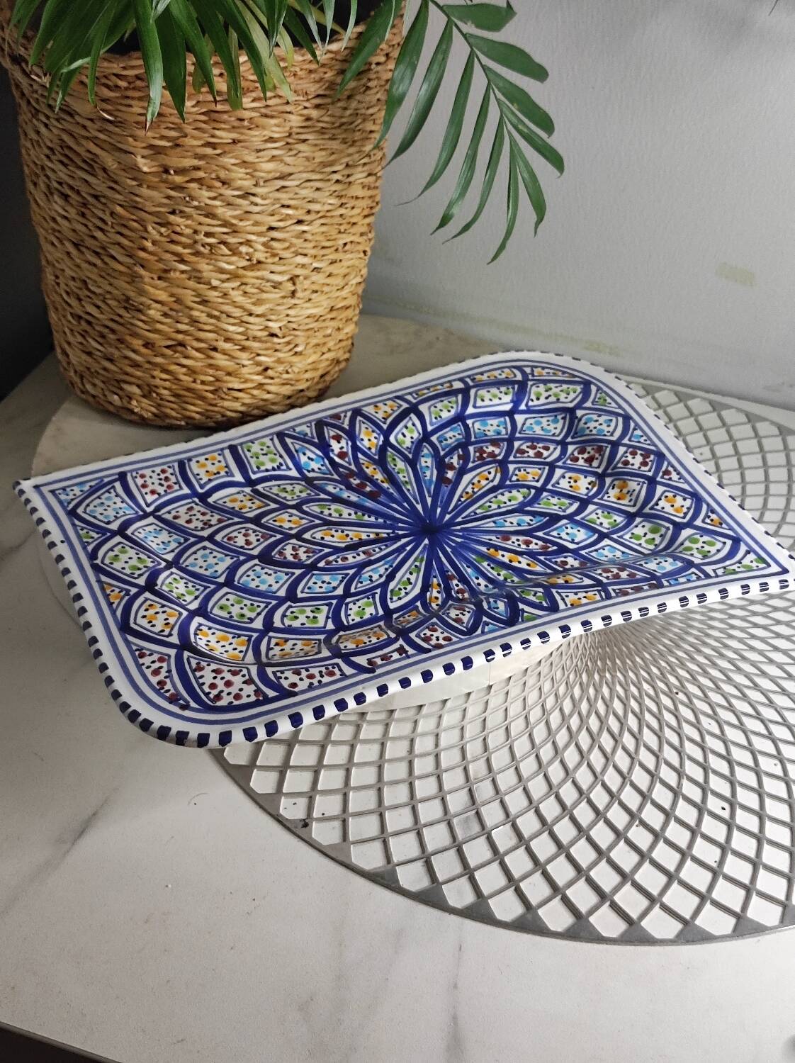 Handmade ceramic dish