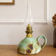Glazed stoneware oil lamp from the 1960s.