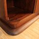 Asymmetrical art deco rosewood veneer cabinet