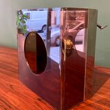 Wall lamp in smoked plexiglass