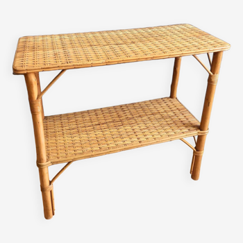 Rattan console