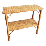 Rattan console