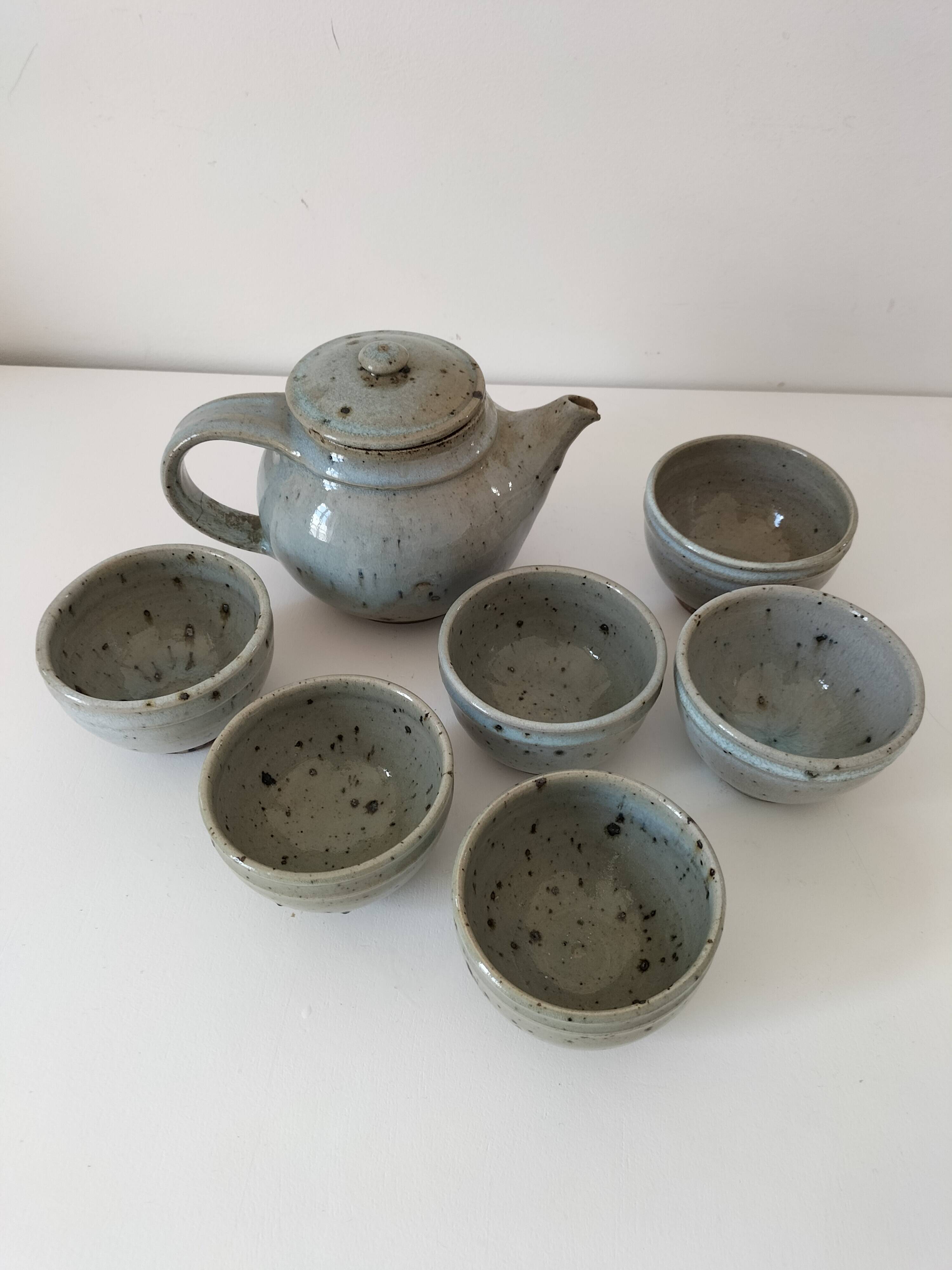 Boisbelle stoneware tea set – French wabi-sabi craftsmanship